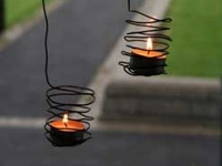 Room and Serve Wire Tealight Holders